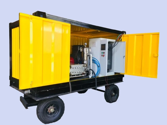 ציוד הזרקת מים 150Mpa לניקוי מחליף חום